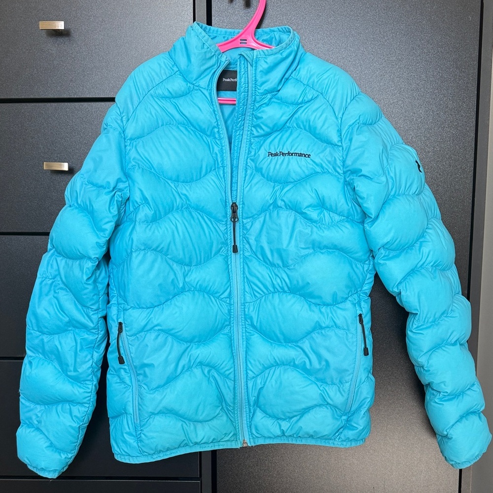 Peak Performance Turquoise Quilted Jacket